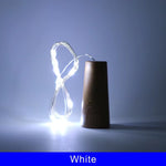 1Pcs 1M 2M LED String Lights Copper Wire Fairy Garland Bottle Stopper for Glass Craft Wedding Christmas Holiday Decoration