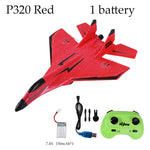 2.4G 2CH Glider RC Ariplane P320 Fixed Wing Fighter Aircra Hand Throwing Foam Outdoor Toys for Boys Birthday Gift