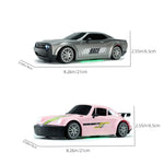 Remote Control Drift Car, 1 Count 1:16 Scale Rc Car with Led Light, Rc Car with Racing Rubber Tires & Cones, Rc Car for Beginners, Rc Cars