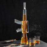 CRAFTGEN Whiskey Decanter Set 800Ml with Glasses - Gift Ideas for Men Dad Boyfriend Husband