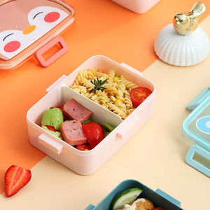 Kawaii Cute Bento Lunch Box for Kids Girls Children School Portable Mini Snack Sandwich Food Container Boxes