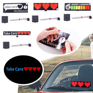 Wanted Car Windshield Glow Panel Electric Marker Lamp LED Decoration Light Sticker Flashing Lights LED Panel LED Sign